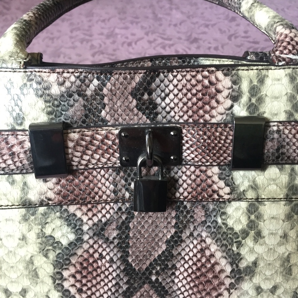 Python Print Structured Satchel Bag - Picture 3 of 9